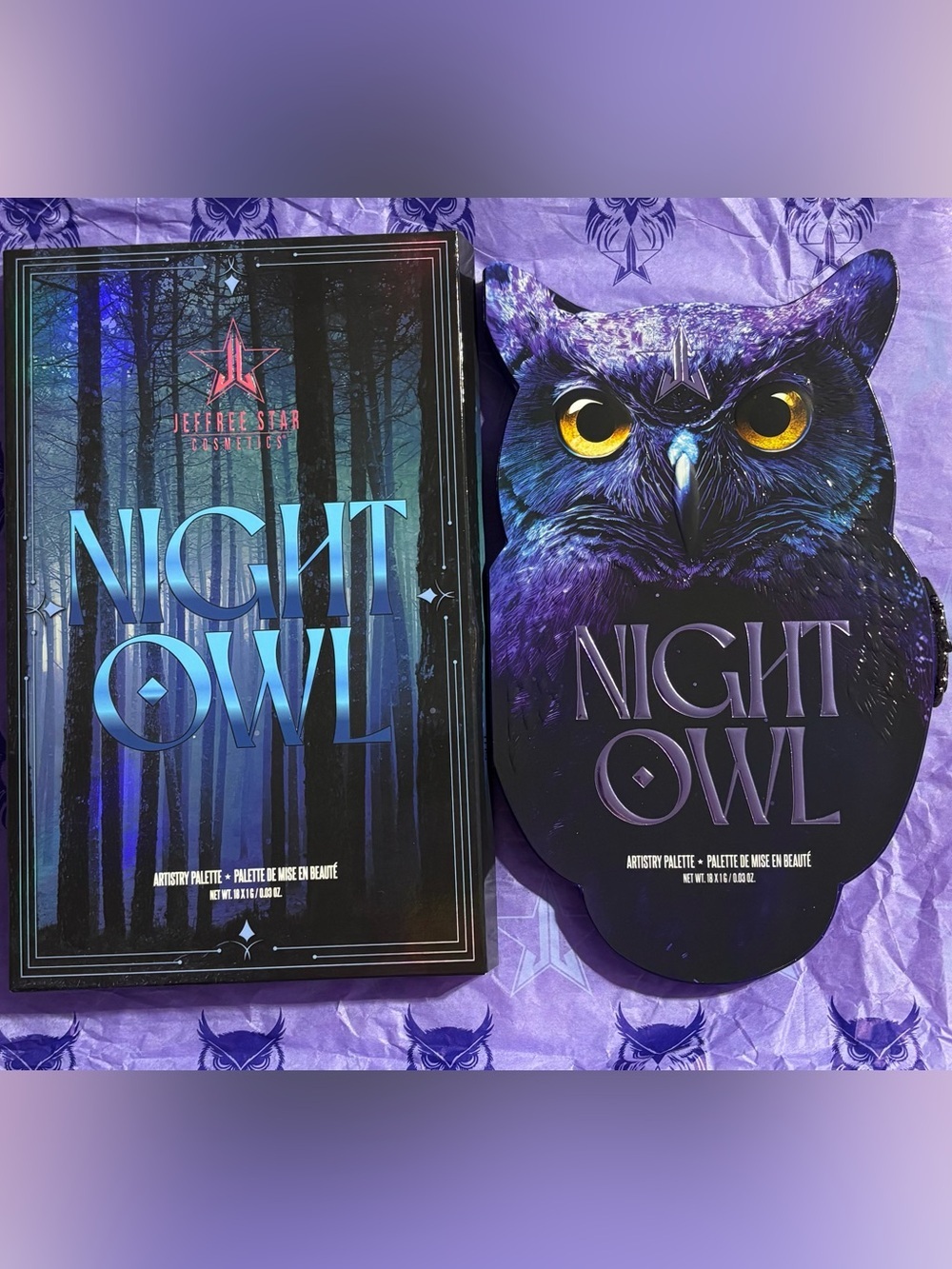 Jeffree Star Cosmetics NIGHT OWL Eyeshadow Palette NEW IN BOX